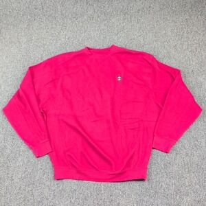 Ahead Authentics Preppy Pima Cotton Sweatshirt Medium Red Country Club Dadcore